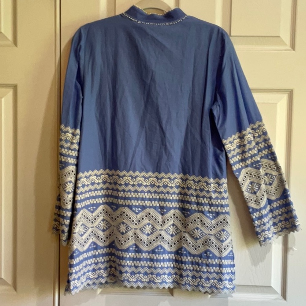 TORY BURCH  EMBROIDERED TUNIC NWT - Picture 2 of 4